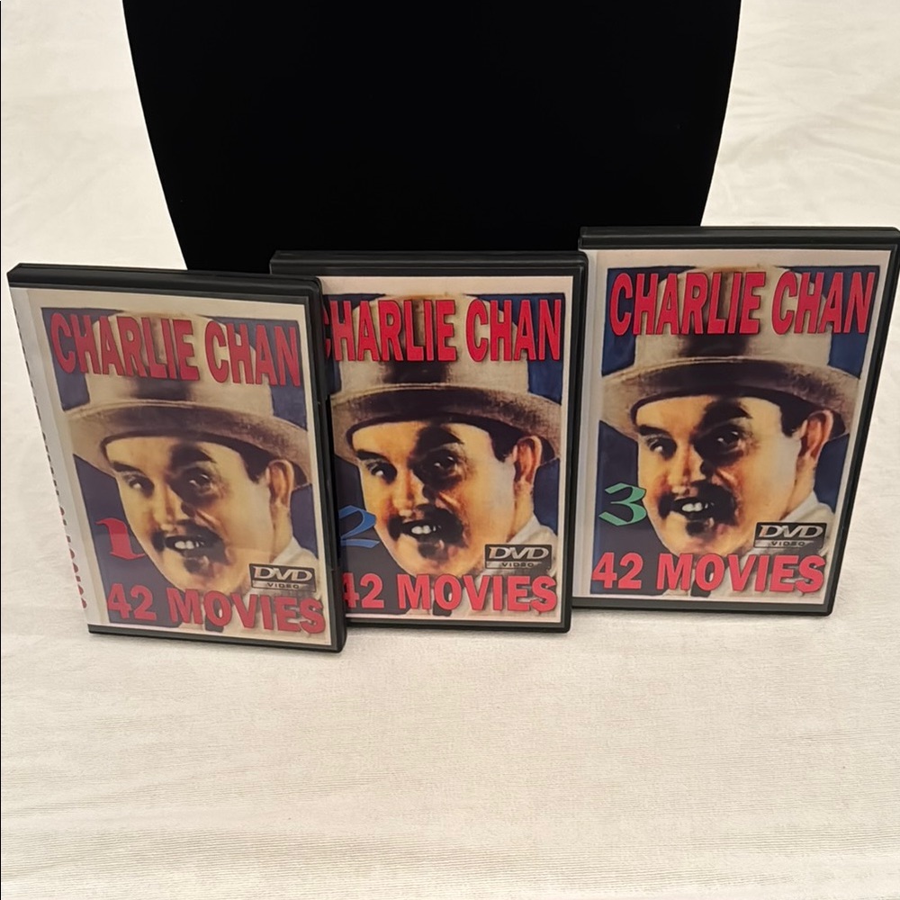 Charlie Chan 42 Movies 3 DVD Set! 17 DVD’s w/3 titles ea. #18 is radio programs